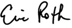Eric Roth Signature