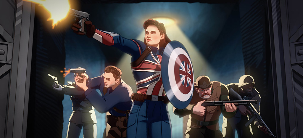 The debut episode imagines what would happen if Peggy Carter was injected with the super-soldier serum instead of Steve Rogers.