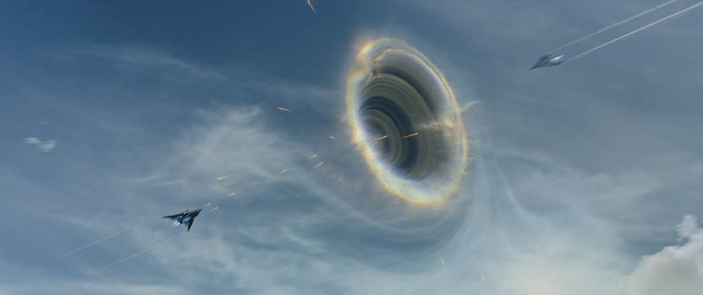 DNEG has a history of creating wormholes and black holes, and was challenged to come up with something innovative for The Adam Project.