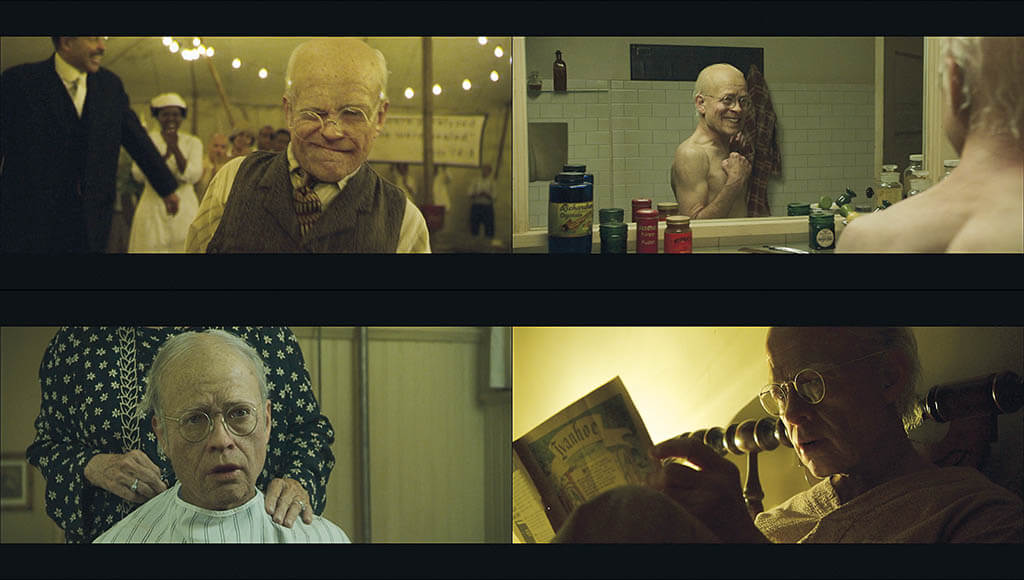 A contact sheet of four of Ralla’s favorite shots showcasing the Oscar-winning visual effects for The Curious Case of Benjamin Button. Ralla says, “It was a career highlight to create this charming young man in 2008.”