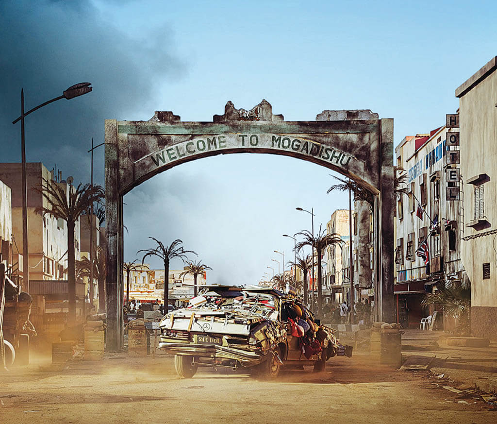 Seoul-based Dexter Studios works on VFX for domestic titles such as Korean production Escape from Mogadishu and to a lesser extent on titles from Japan and China. (Image courtesy of Dexter Studios and Lotte Entertainment)