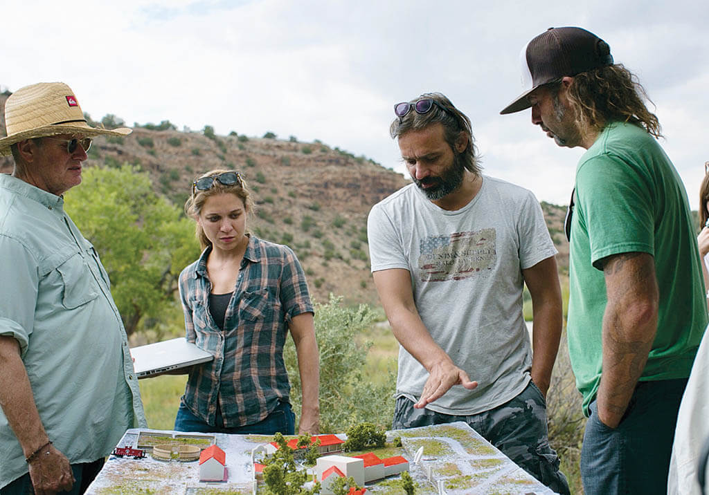 The first movie in which Ralla acted as the Production Visual Effects Supervisor was 2 Guns in 2012. Ralla is pictured here working on the film in Iceland with director Baltasar Kormákur, Executive Producer Jeff Stott and Assistant Director John Wildermuth.