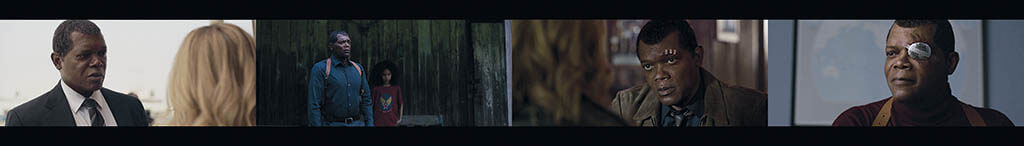 A major visual effects task for Ralla and the VFX team on Captain Marvel was de-aging Samuel L. Jackson for his role as a young Nick Fury.