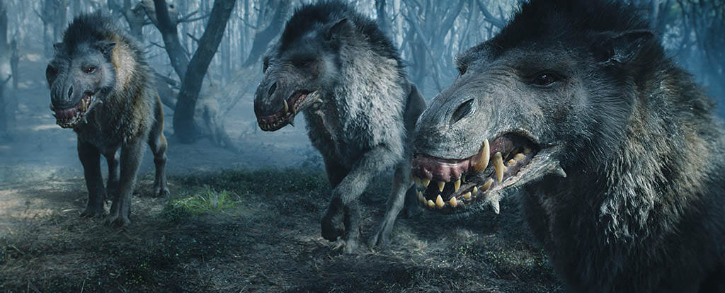 Motion-capture sessions were conducted to figure out how creatures move and fight.