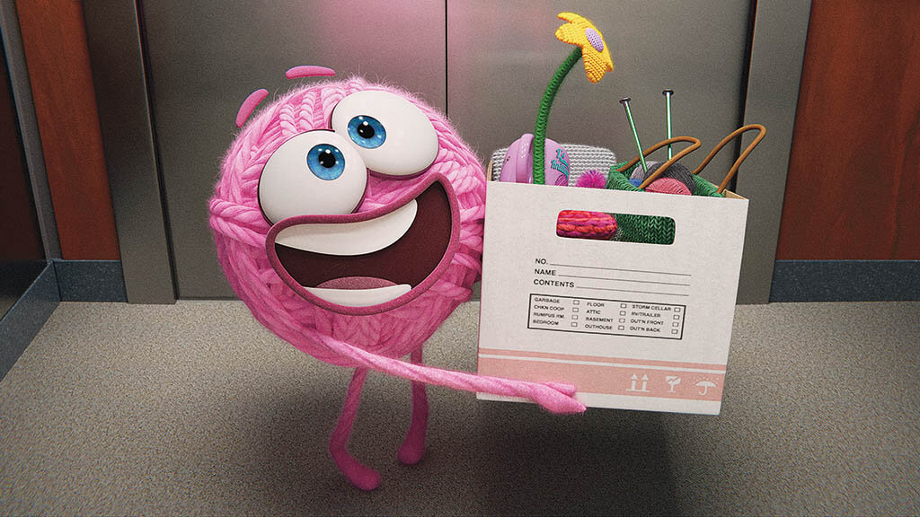 Shi provided the voice of the office lady for the Pixar short Purl.