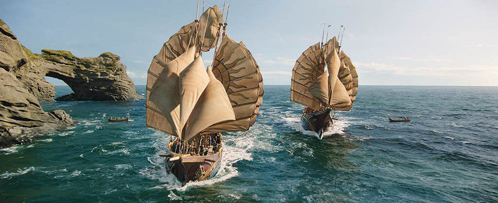 Production Designer Ramsay Avery wanted to create a Middle-earth that was not high fantasy, but instead felt lived in.