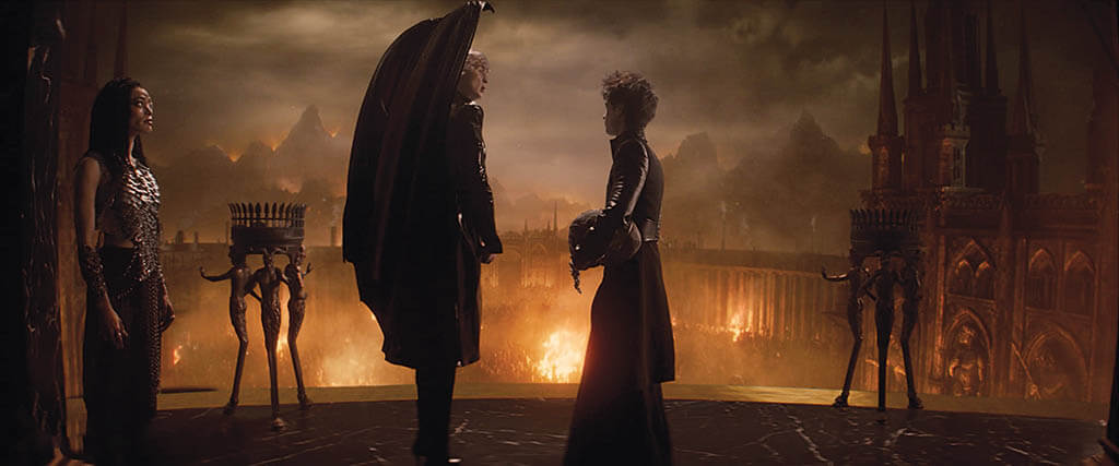 Morpheus visits Hell to reclaim his stolen helmet from a demon but has to first contend with Lucifer Morningstar (Gwendoline Christie).