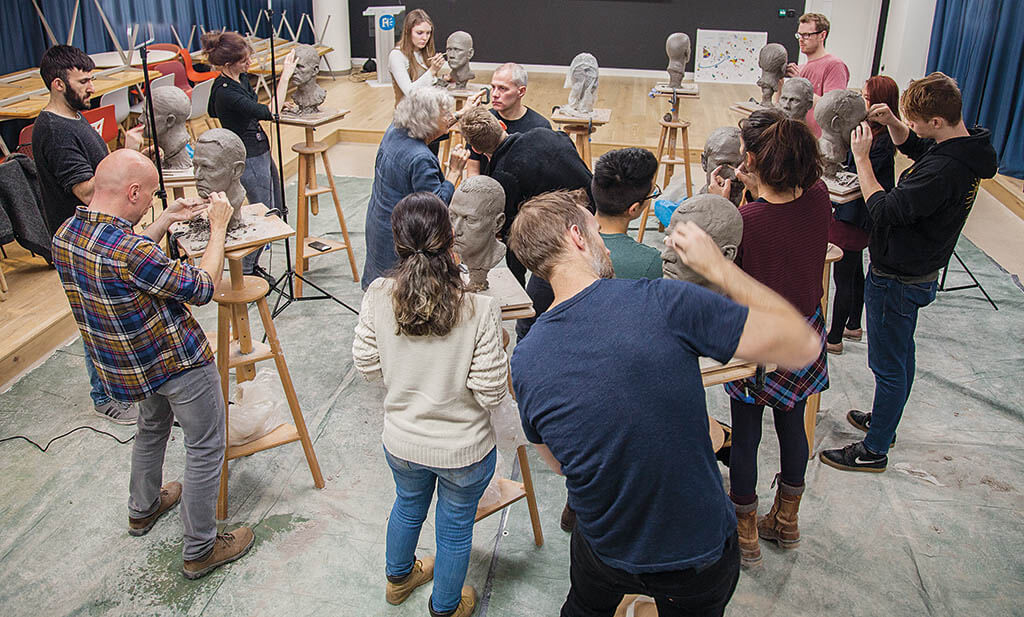 Framestore offers its employees classes ineverything from software mastery to life drawing to clay sculpting. (Image courtesy of Framestore)