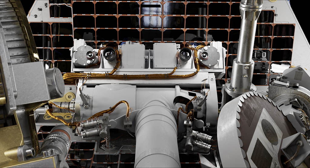 The pan cameras on the rovers were treated as if they were eyes, which helped to give them a personality. 