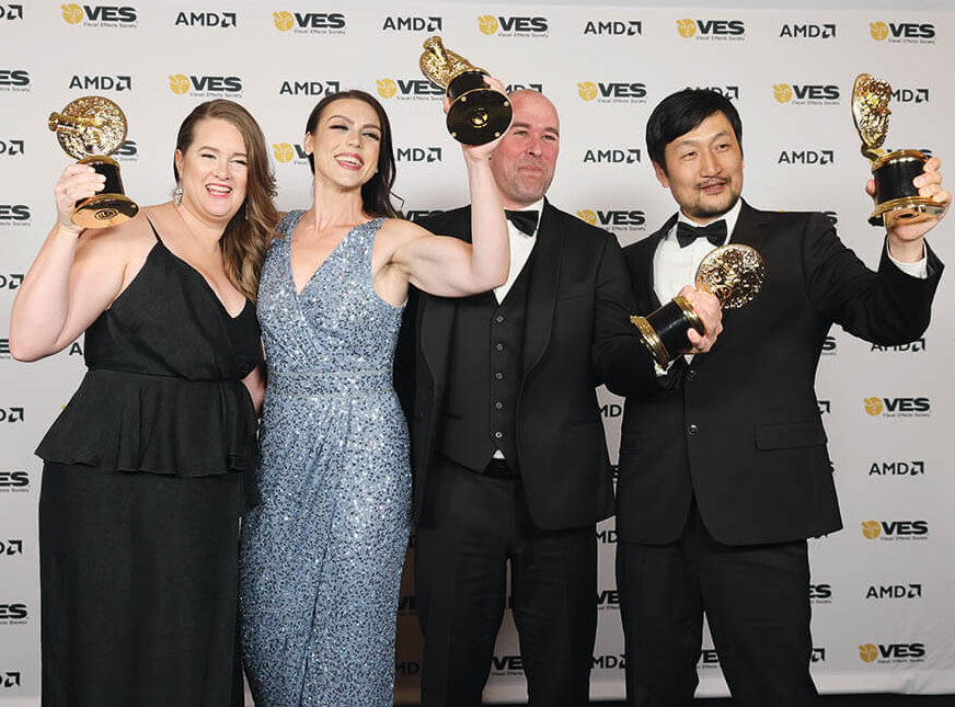 12.The award for Outstanding Animated Character in a Photoreal Feature went to Avatar: The Way of Water; Kiri and the team of Anneka Fris, Rebecca Louise Leybourne, Guillaume Francois and Jung Rock Hwang. 