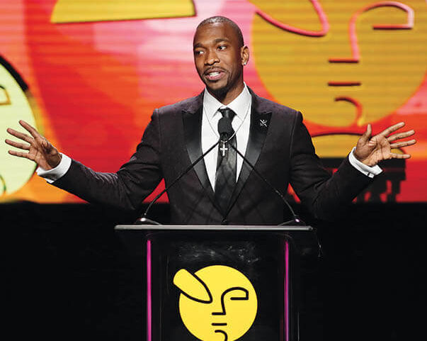 13.Comedian and actor Jay Pharoah appeared as a presenter.
