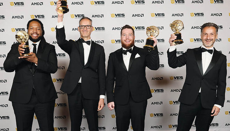 27. The award for Outstanding Effects Simulations in a Photoreal Feature went to Avatar: The Way of Water; Water Simulations and the team of Johnathan Nixon, David Moraton, Nicolas James Illingworth and David Caeiro Cebrian.