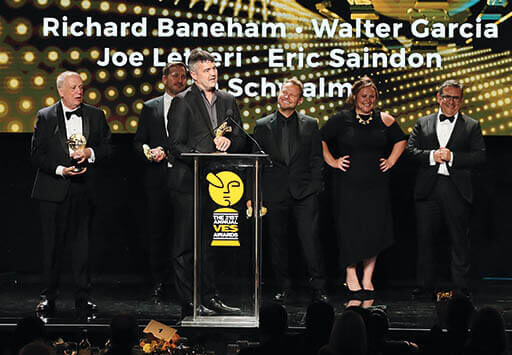 4. The award for Outstanding Visual Effects in a Photoreal Feature went to Avatar: The Way of Water and the team of Richard Baneham, Walter Garcia, Joe Letteri, Eric Saindon and JD Schwalm.