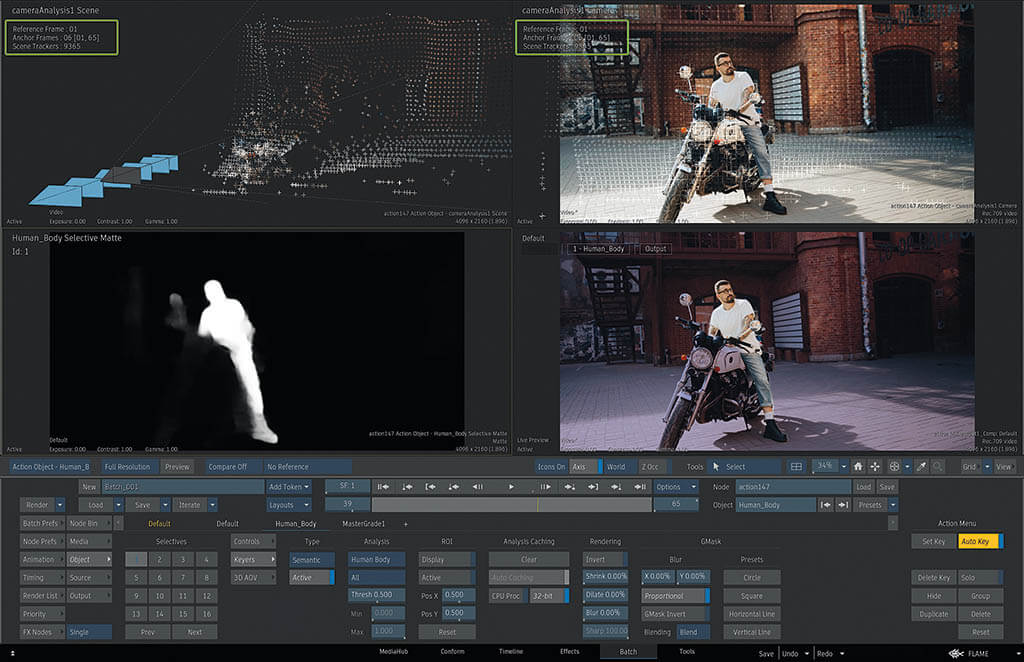 Machine learning is seen as an essential element by Autodesk for developing future tools for artists and has been incorporated into Flame. (Image courtesy of Autodesk)