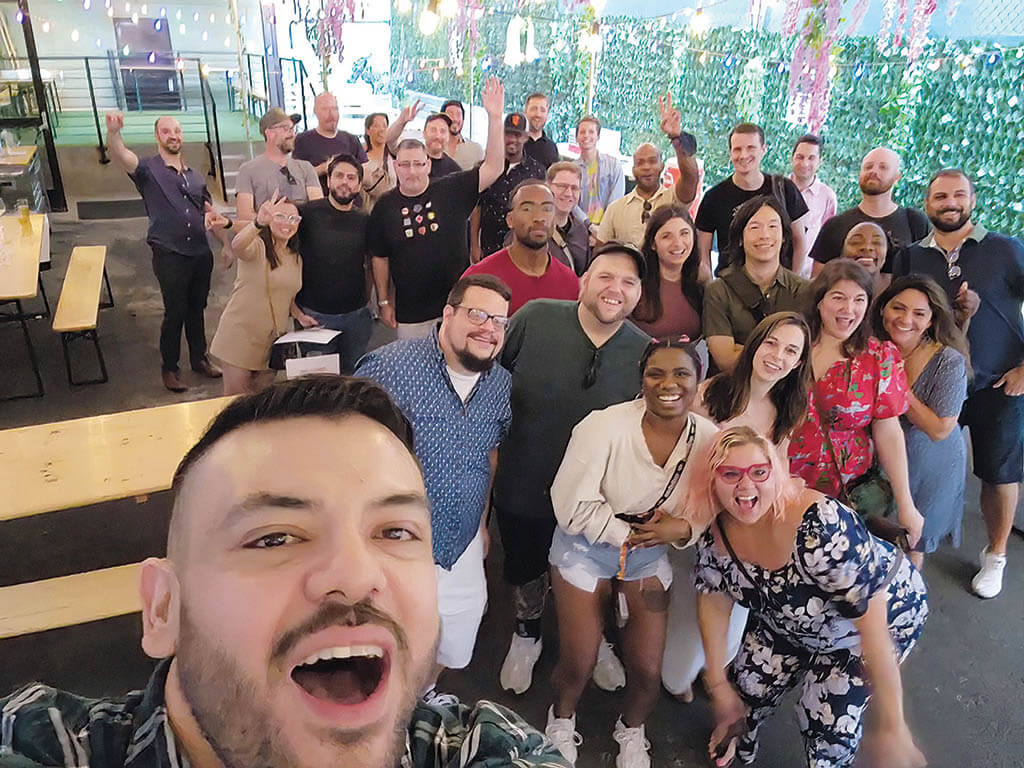 TOP TO BOTTOM: VES New York members and guests celebrated summer at the annual Summer party.