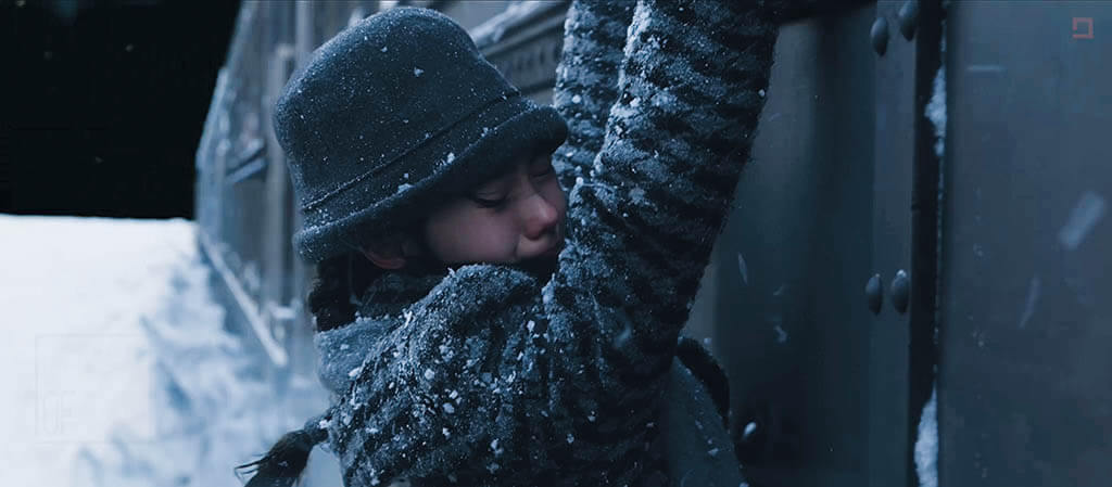 A major atmospheric that had to be created by House of VFX for Cliff Walkers was snow. (Image courtesy of House of VFX)