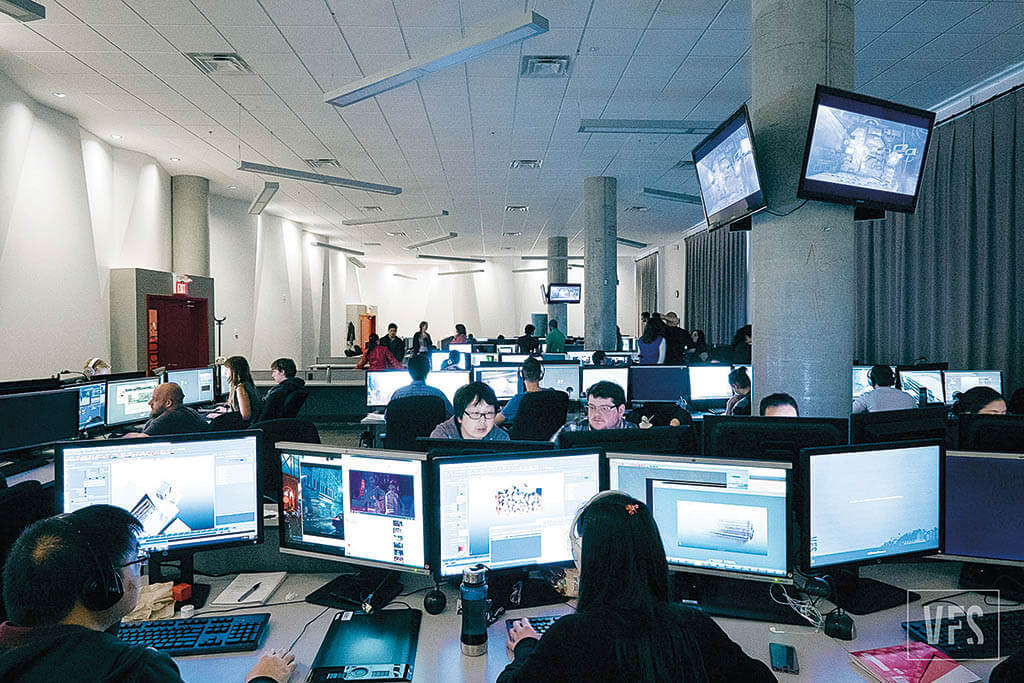 Vancouver Film School’s Animation campus includes a render farm. (Photo: Danny Chan. Image courtesy of Vancouver Film School)