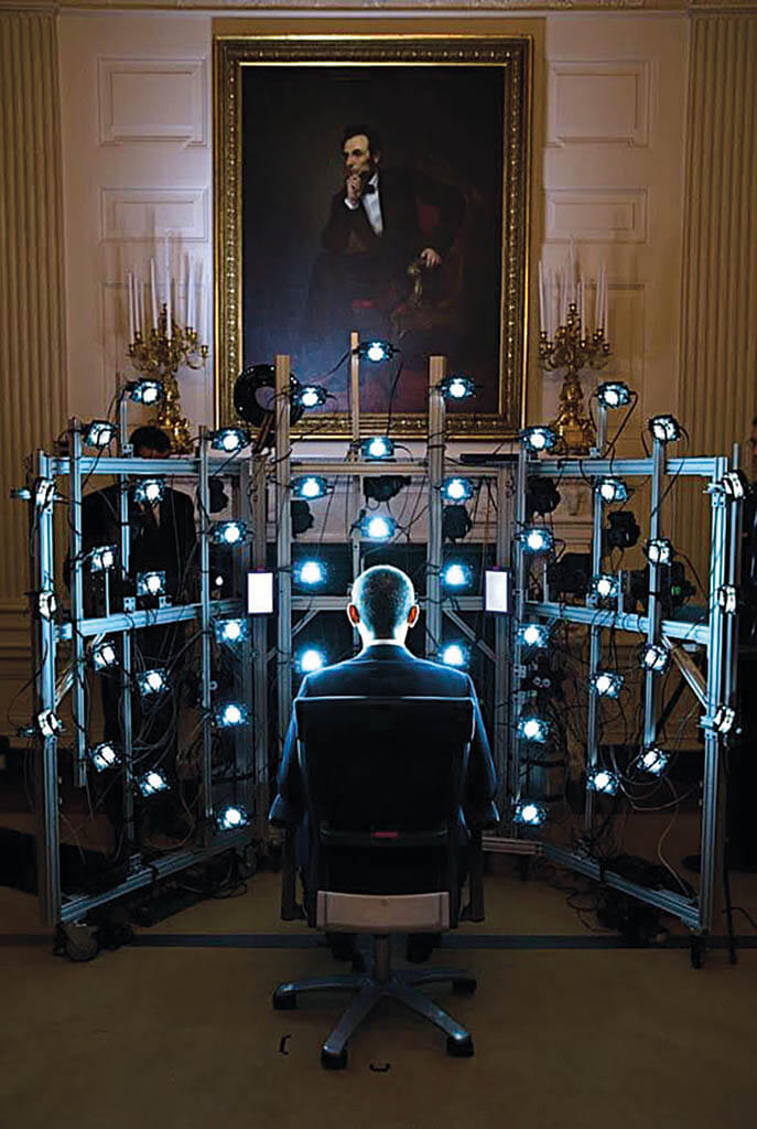 A career highlight for Debevec was producing a 3D scan of President Barack Obama,courtesy of the Light Stage rig. 