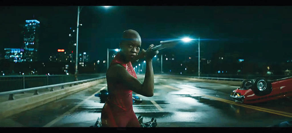 The visual effects in Black Panther: Wakanda Forever were handled by ILM, Cinesite, RISE Visual Effects Studios, Digital Domain, Wētā FX, Storm Studios, Whiskytree, Scanline VFX, Barnstorm VFX, Mammal Studios, SDFX Studios, Territory Studio, Clear Angle Studios, PixStone Images, SSVFX and Luma Pictures.(Image courtesy of Marvel Studios and Walt Disney Pictures) 