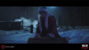 Reindeer – practical and CG – posed a special challenge. The VFX team brainstormed several shots with reindeer with different levels of complexity.