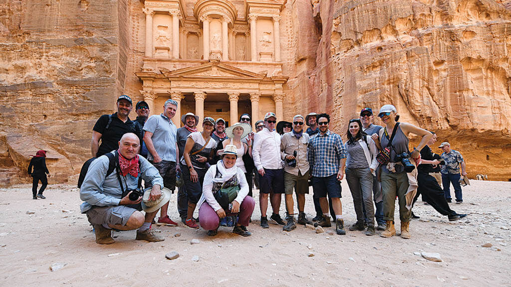 Guyett and the crew on location in Petra, Jordan, for Star Wars: Episode IX – The Rise of Skywalker.