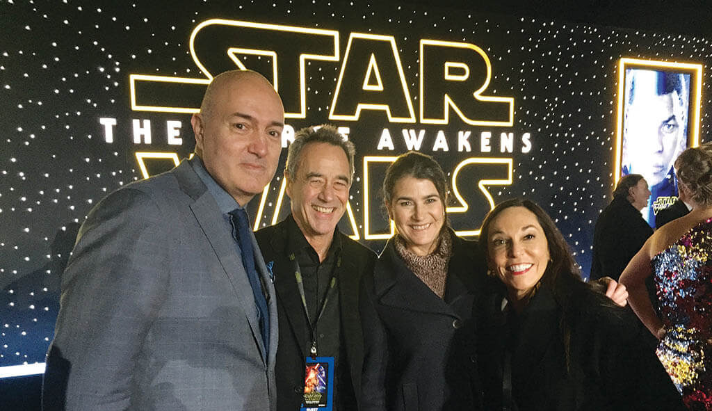 Guyett at the premiere of Star Wars: Episode VII – The Force Awakens, 2015.