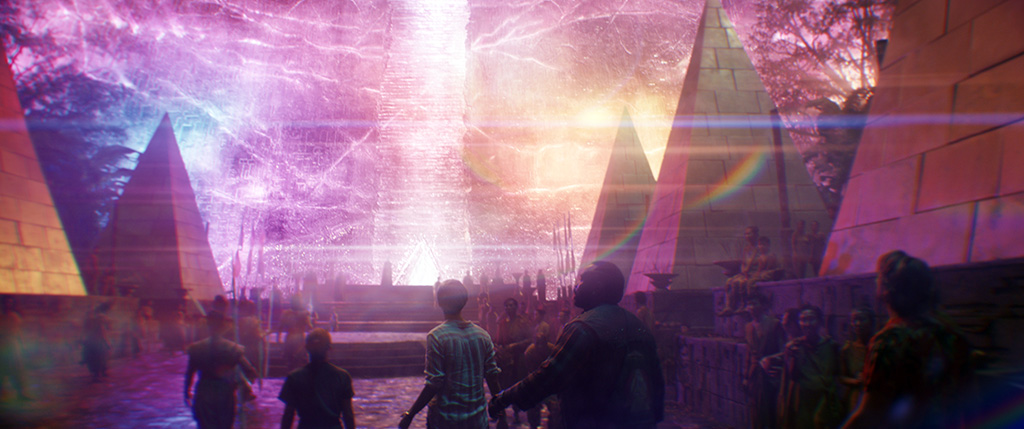 When it came to creating the fantasy environments, the biggest and most challenging one was the Iwi realm.