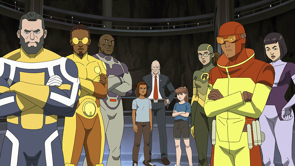 One of the reasons that 2D animation was chosen over CG is that Kirkman did not want to be limited by the number of characters he could introduce.