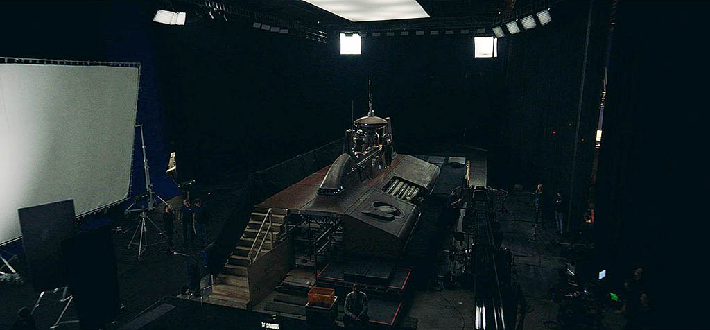 The Trade Federation Fallon freighter ship is brought to life by ILM. 