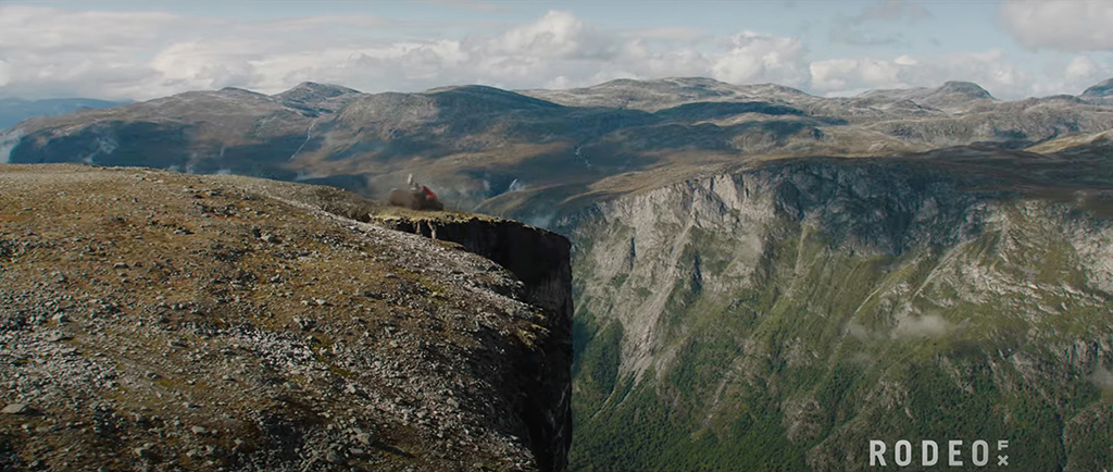 Achieving the desired look for the vegetation and mountains was a creative journey. 