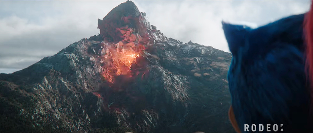 For comedic reasons, the mountaintop destruction shot lasted three seconds.