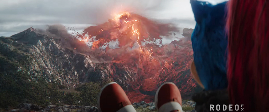For comedic reasons, the mountaintop destruction shot lasted three seconds.