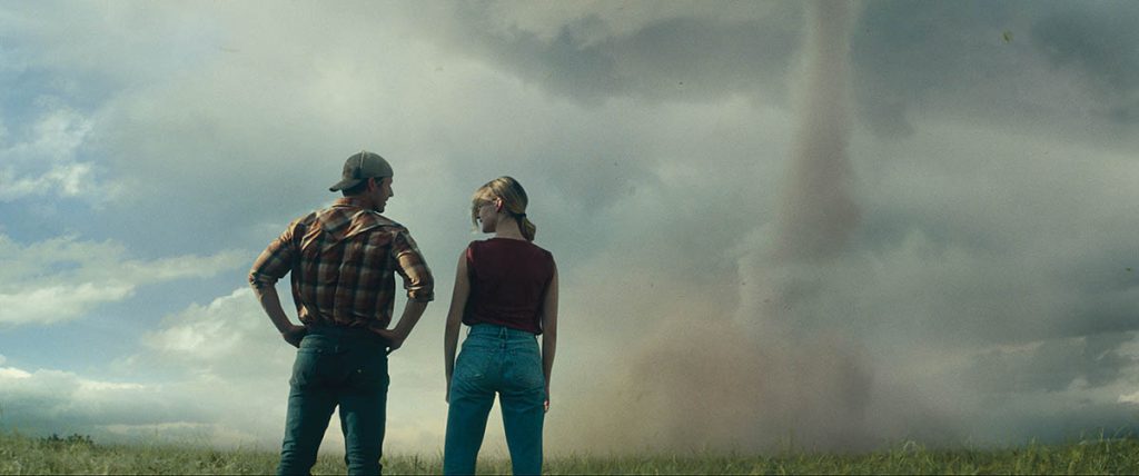 Twisters was an analog movie with digital effects that worked well because everyone on set doing the technical work understood both formats. (Image courtesy of Universal Pictures)
