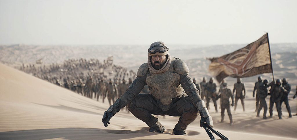 Operating in 19 locations globally, DNEG is workingwith filmmakers from China, India and Europe, including non-English-language European content through its studios in Barcelona, Budapest and Sofia, in addition to its Hollywood work on blockbusters such as Dune: Part Two. (Image courtesy of DNEG and Warner Bros.) 