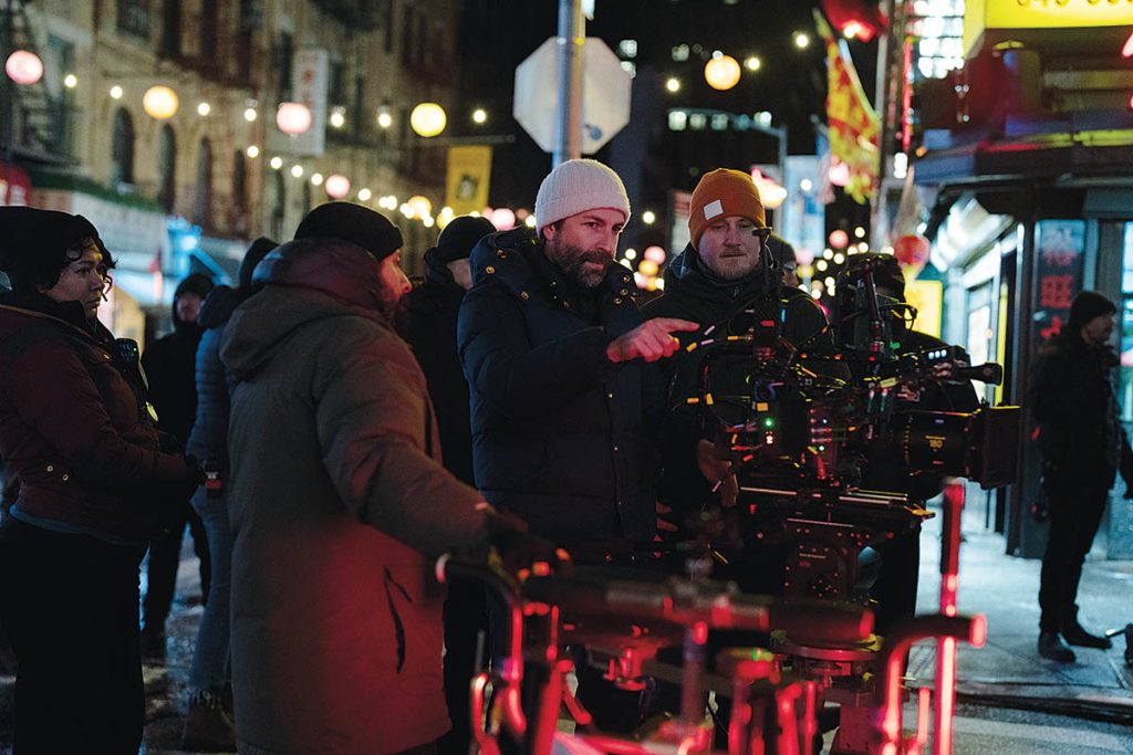 Visual effects enabled the atmospherics on Wolfsto be art directed, which is not always possible with practical snow. (Image courtesy of Apple Studios) 