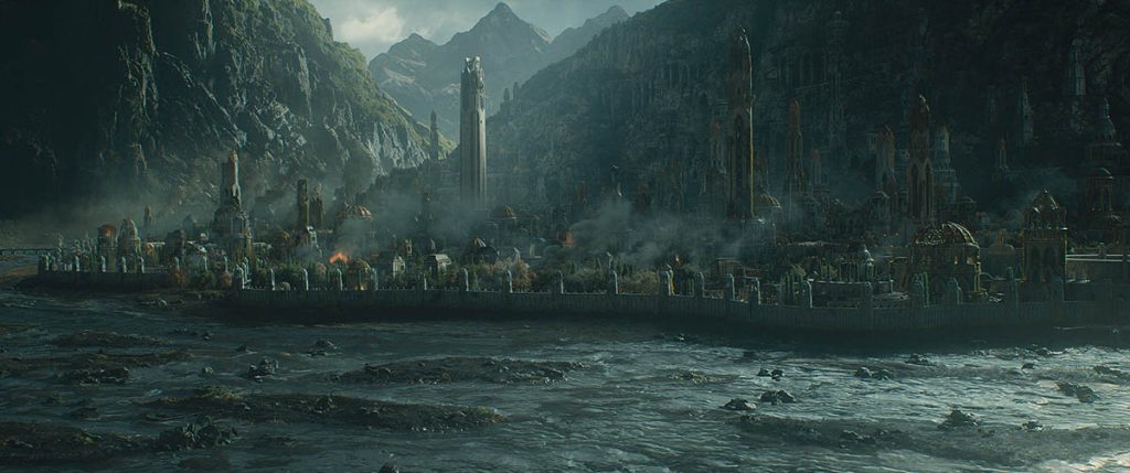 The second season of The Lord of the Rings: The Rings of Powerrefined its environments, which elevate Middle-earth’s realism. (Image courtesy of Prime Video) 