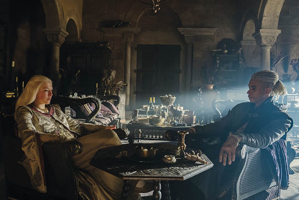 Television schedules for productions like House of the Dragon do not allow a lot of time to iterate, so decisions have to be precise. (Image courtesy of HBO)