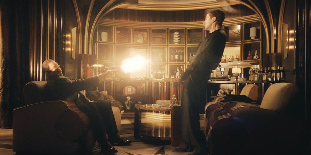 The Penguin, with its subtle yet immersive world-building, stands apart from the spectacle-driven contenders, using “invisible” VFX to transform Gotham into apost-flooded, decaying metropolis. (Image courtesy of HBO) 
