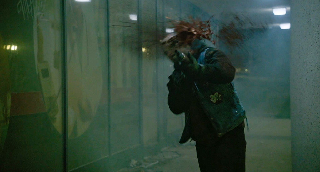 Blood and gore were only held back by reality and avoid wounds such as head shots appearing cartoony. 
