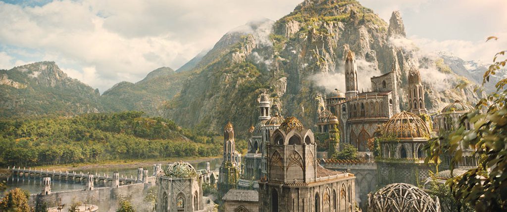 Wētā FX sought to advance digital world-building for Season 2 of The Lord of the Rings: The Rings of Power while staying true to J.R.R. Tolkien’s vision. (Image courtesy of Prime Video)