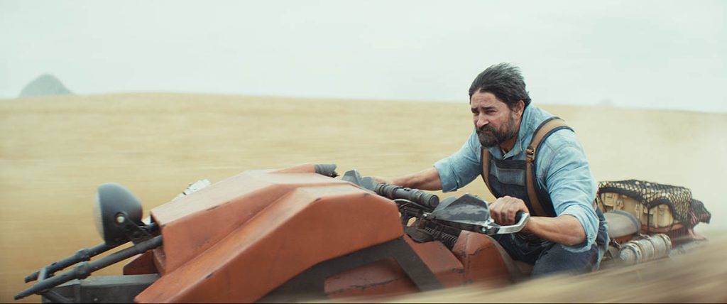 One of the joys of the special effects team was getting to dust off some speeders for Andor.