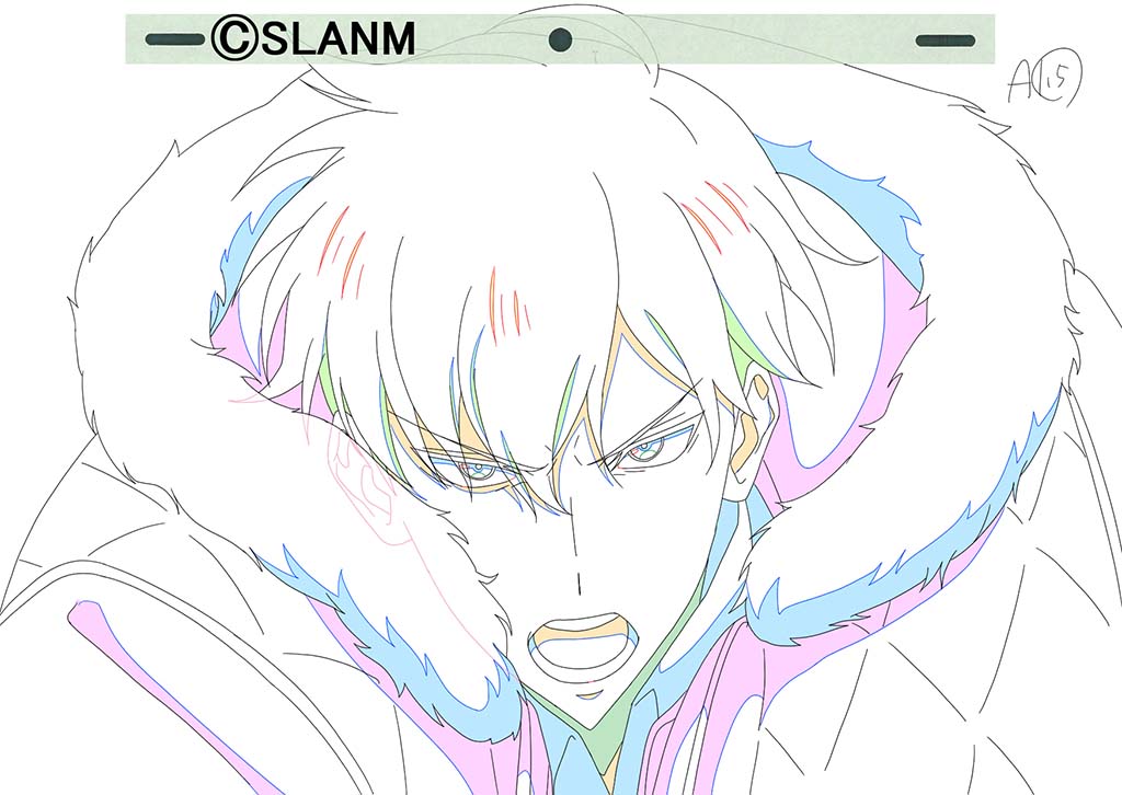 Storyboard and final close-up shot of Sung Jinwoo as he takes on the Ice Elves. (Image courtesy of Atsushi Kaneko via X)
