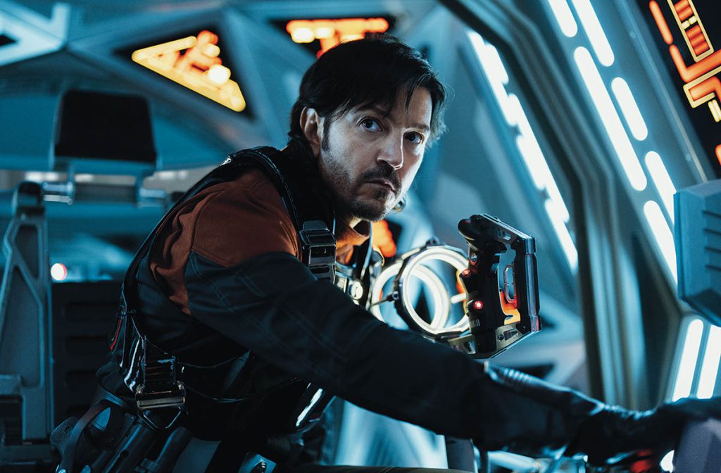 Cassian Andor attempts to steal a prototype TIE fighter. The motion graphics were provided by Blind.