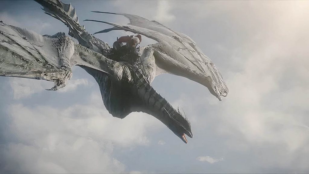 The Battle at Rook’s Rest in Episode 4 of House of the Dragon Season 2 was a major milestone for the series, marking the first full-scale dragon-on-dragon aerial battle. (Image courtesy of HBO)