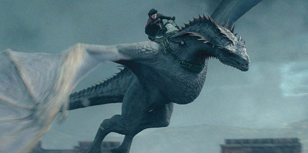The Battle at Rook’s Rest in Episode 4 of House of the Dragon Season 2 was a major milestone for the series, marking the first full-scale dragon-on-dragon aerial battle. (Image courtesy of HBO)