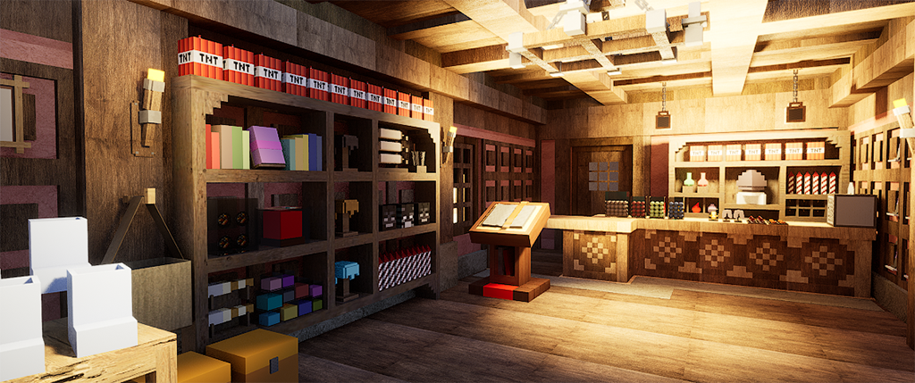 A virtual exploration of Steve’s shop in Midport Village. 