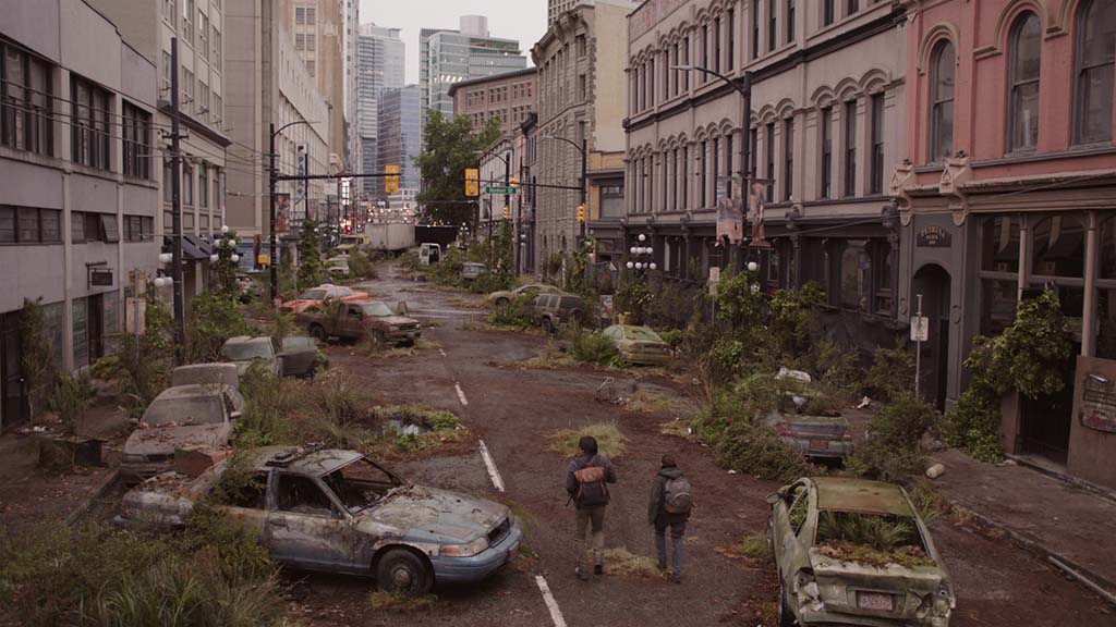 Nearly all sequences required vegetation and overgrowth, weathering and destruction.