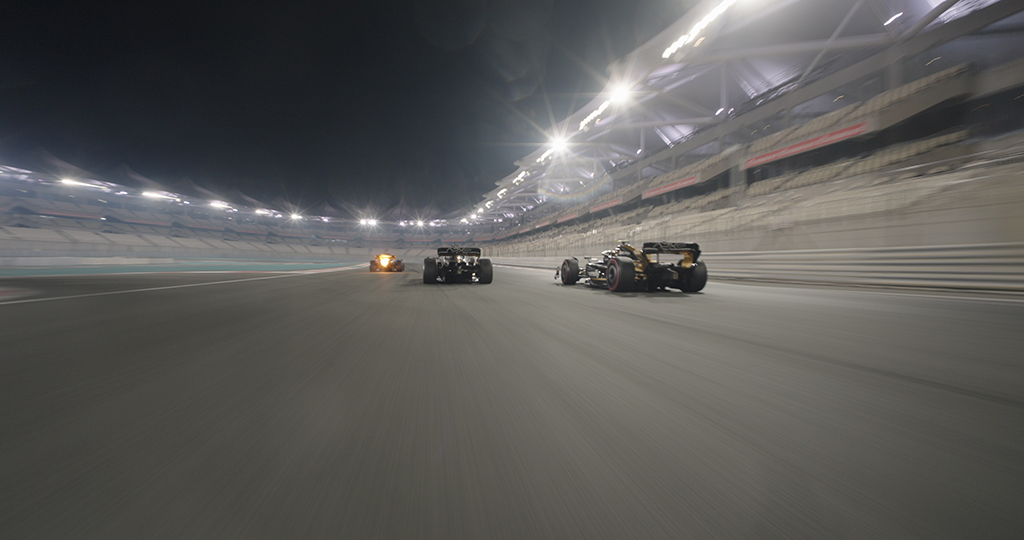 Sparks were a combination of real and CG elements. 