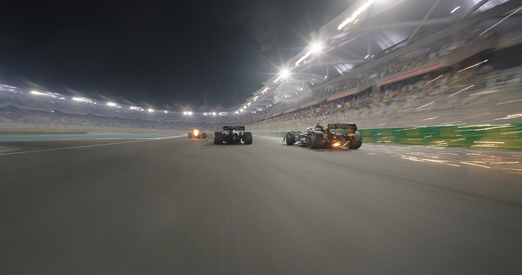Sparks were a combination of real and CG elements. 